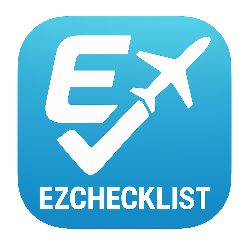 إي زي تشيك ليست - تطبيق قوائم فحص الطائرات